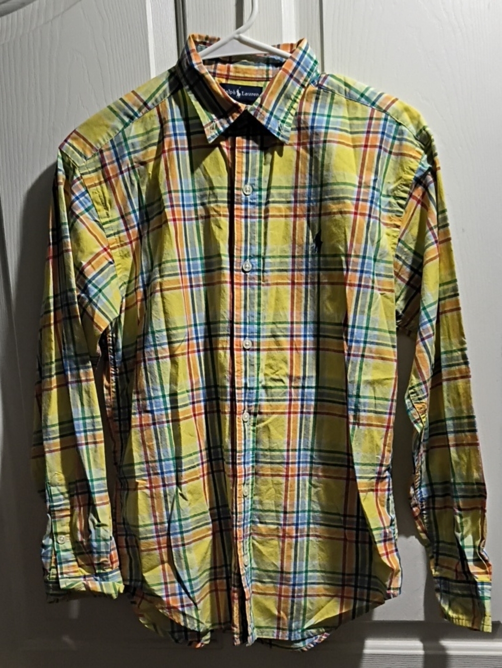 Polo by Ralph Lauren Yellow Multicolor Plaid Shirt - Long Sleeve